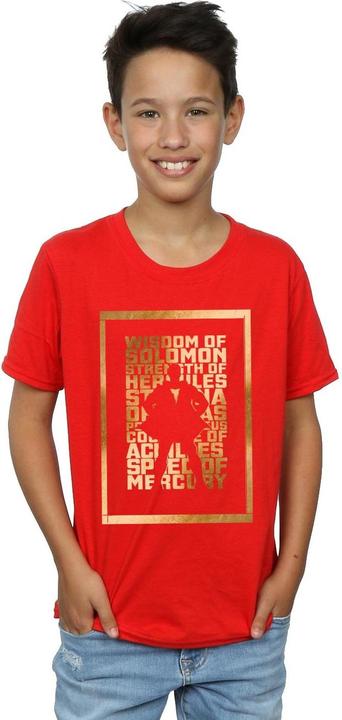 Produktbild Shazam Gold Text TShirt Jungen (128)