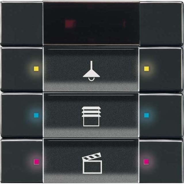 Thumbnail - Busch-Jaeger, Lichtschalter + Storenschalter, Bedienelement 3/6f. IR