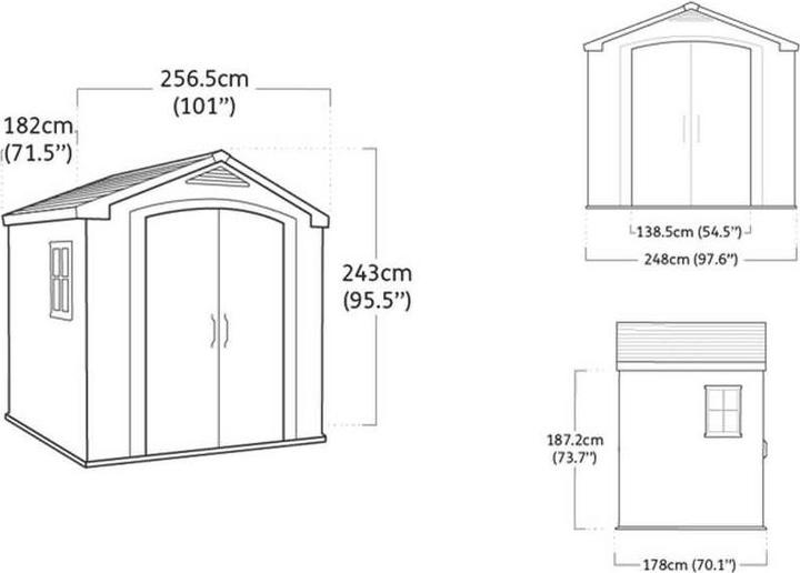 Actual product image Keter Factor 8x6