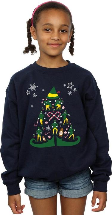 Produktbild Elf Christmas Tree Sweatshirt Mädchen (140, 146)