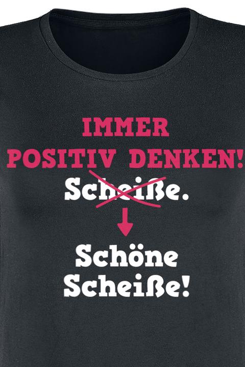 Produktbild Gaming-Sprüche Immer positiv denken! (L)