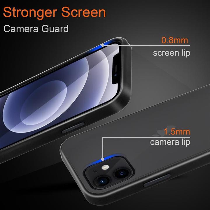 Actual product image Cadorabo Hybrid Matt Cover (Apple iPhone 12 mini)