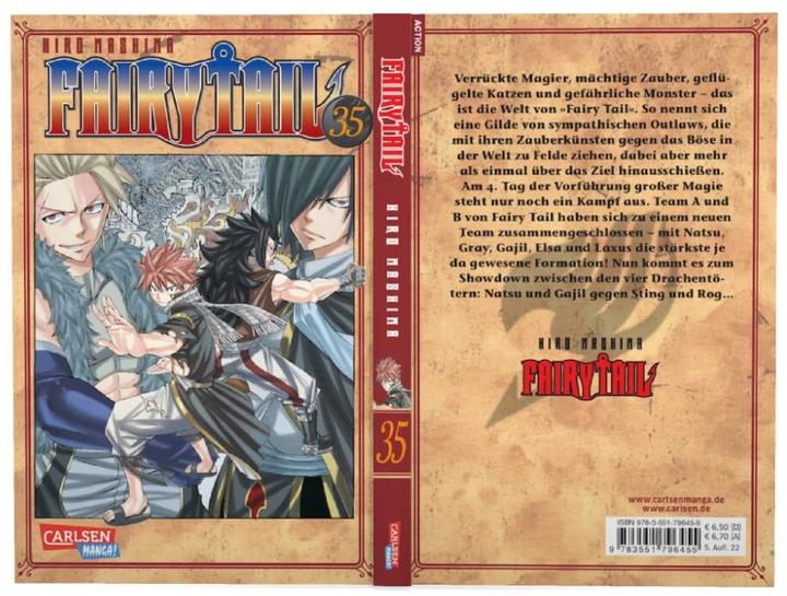 Produktbild Fairy Tail, Band 35 (Deutsch, Hiro Mashima, 2014)