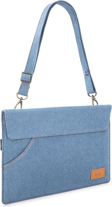 Actual product image tomtoc Premium H26 (13") Denim Ladies Shoulder Bag (13.60", Universal, Apple)