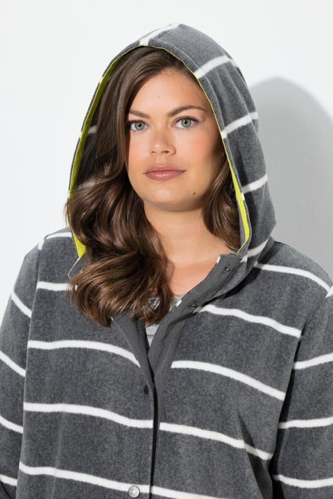 Immagine prodotto Laurasøn Giacca lunga in pile con cappuccio e maniche lunghe (58)