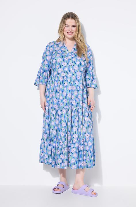Produktbild Studio Untold Maxikleid, Flower-Print, Volants (46, 48)
