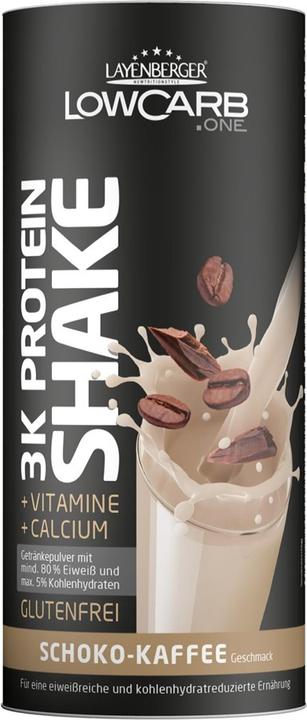 Actual product image Layenberger LowCarb.one 3K Protein Shake (360g can) (Chocolate, Mocha, 1 pcs., 360 g)