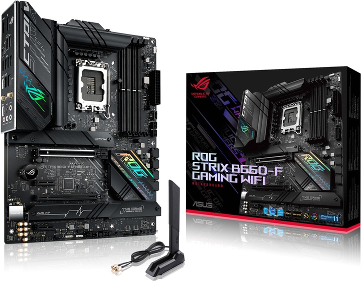 Produktbild ASUS ROG STRIX B660-F GAMING WIFI (LGA 1700, Intel B660, ATX)