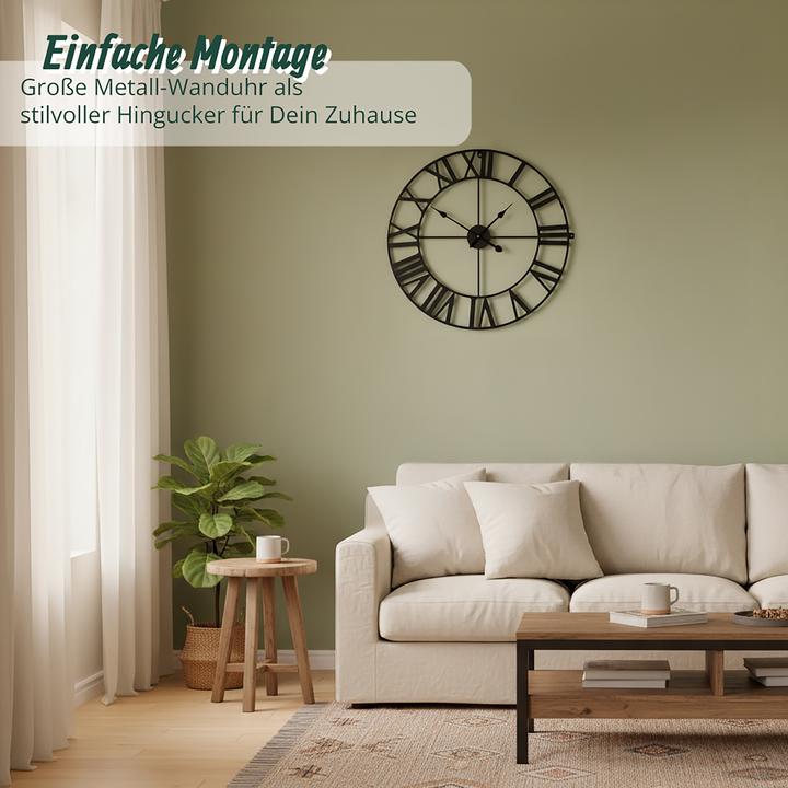 Actual product image Relaxdays wall clock (60 cm)