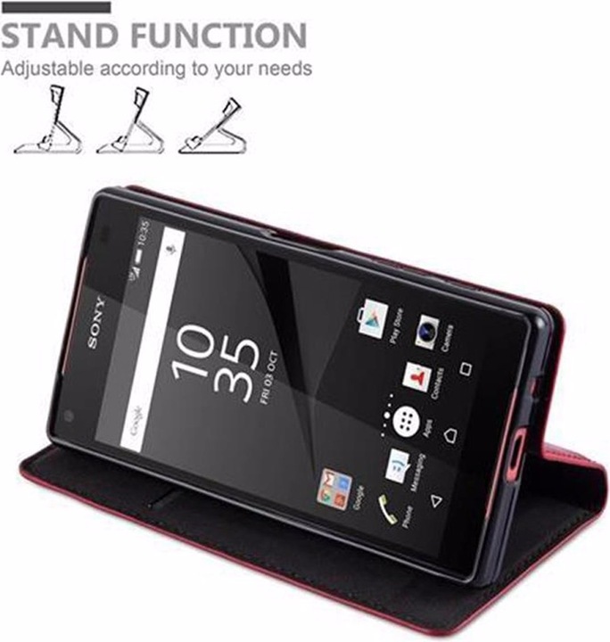 Actual product image Cadorabo Book Invisible Magnet Cover (Sony Xperia Z5 Compact)