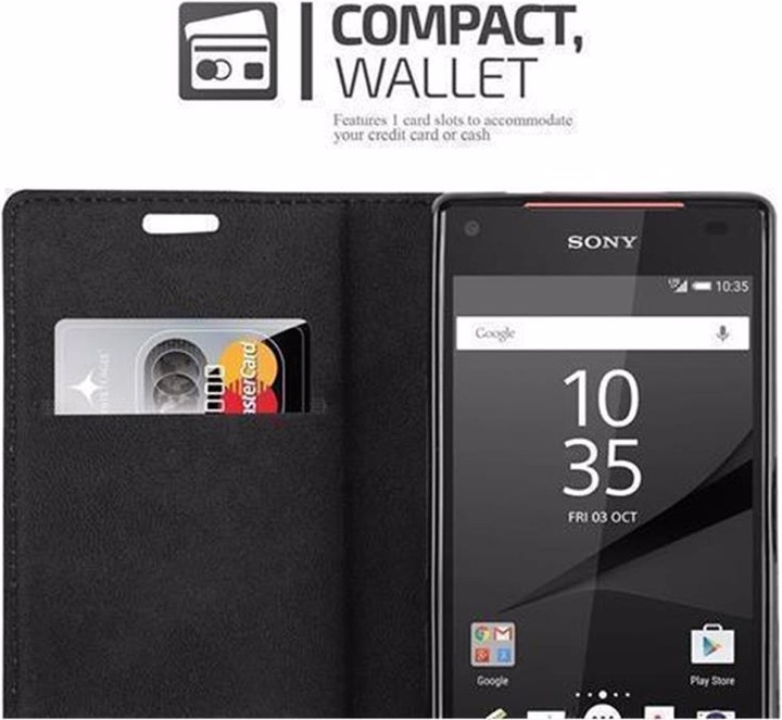 Actual product image Cadorabo Book Invisible Magnet Cover (Sony Xperia Z5 Compact)