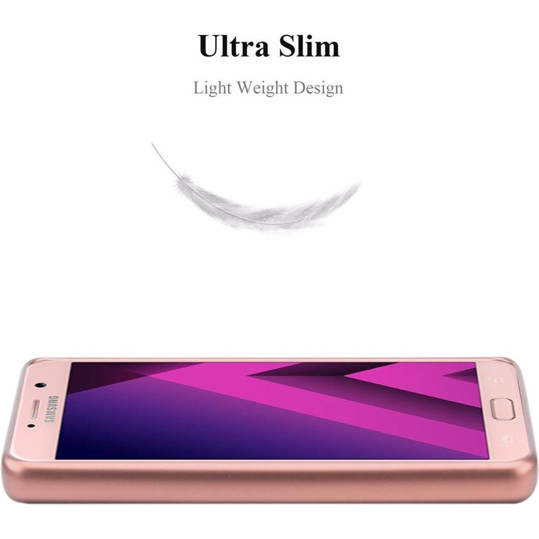 Thumbnail - Cadorabo TPU Matt Metallic Cover (Samsung Galaxy A7 (2017)), Smartphone Hülle, Rosa