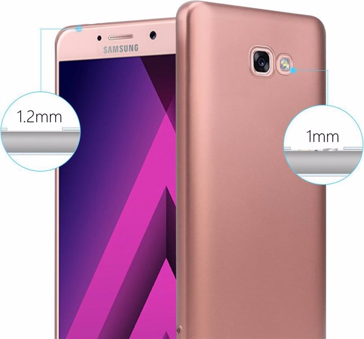 Produktbild Cadorabo TPU Matt Metallic Cover (Samsung Galaxy A7 (2017))