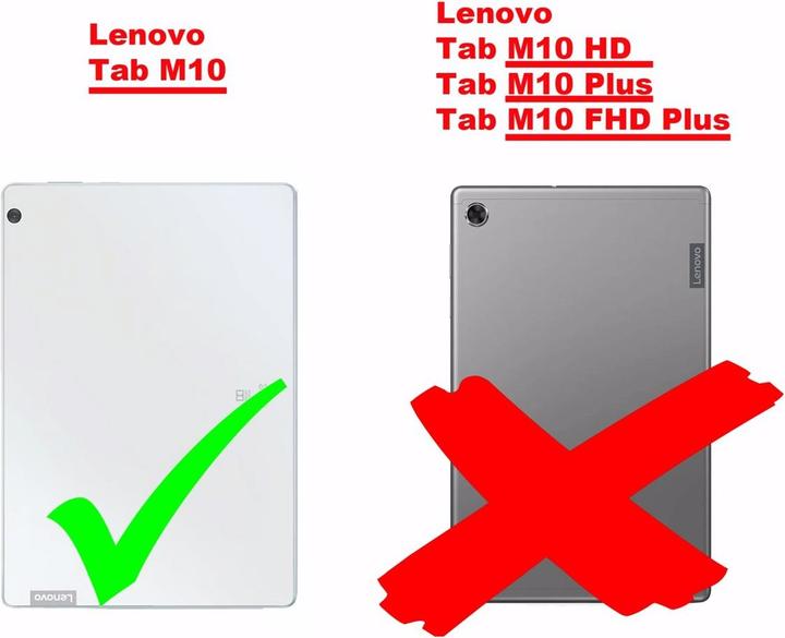 Actual product image Cadorabo Tablet Book Cover (Tab M10)