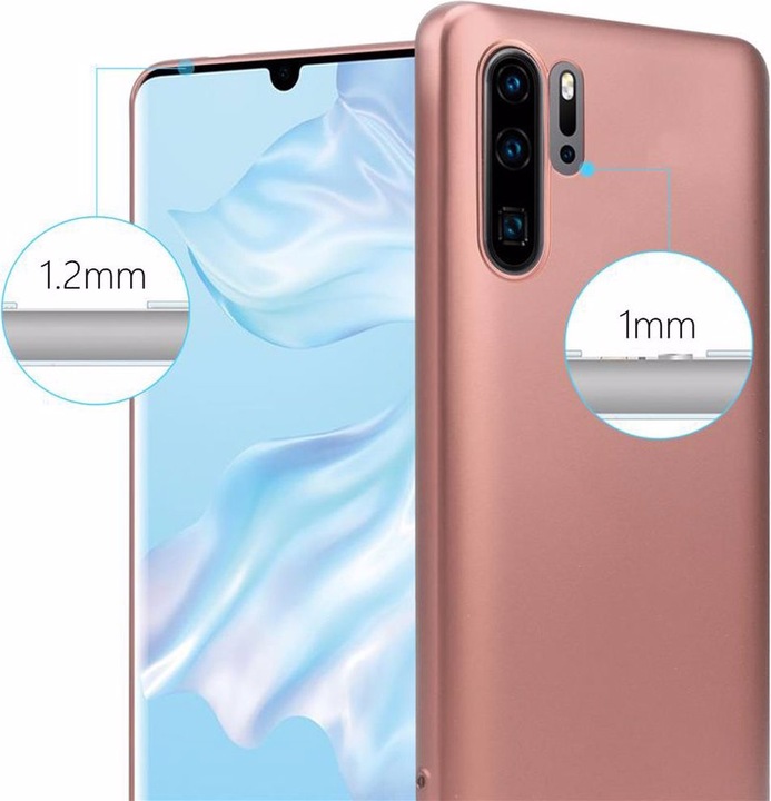 Produktbild Cadorabo TPU Matt Metallic Cover (Huawei P30 Pro)