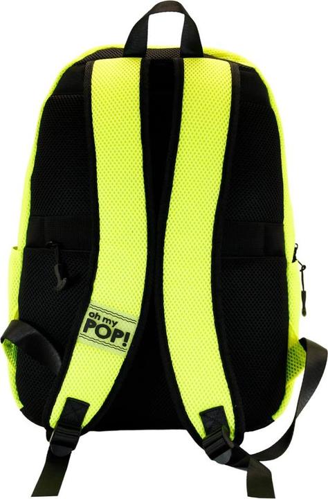 Actual product image Oh My Pop! Mesh Backpack Yellow Neon