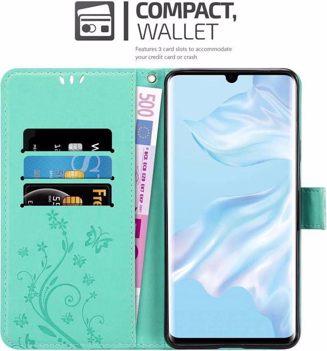 Produktbild Cadorabo Flower Book Cover (Huawei P30 Pro)
