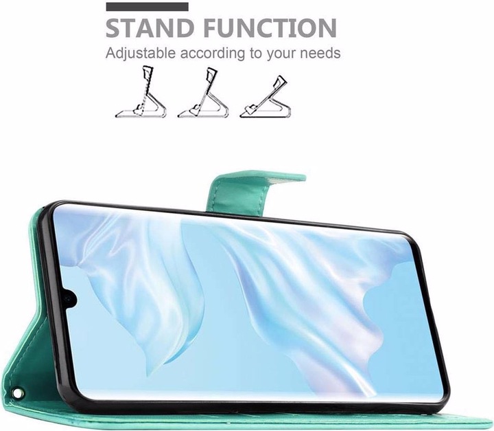 Produktbild Cadorabo Flower Book Cover (Huawei P30 Pro)