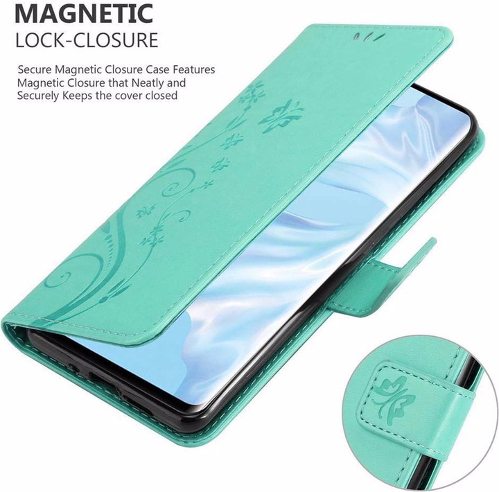 Produktbild Cadorabo Flower Book Cover (Huawei P30 Pro)