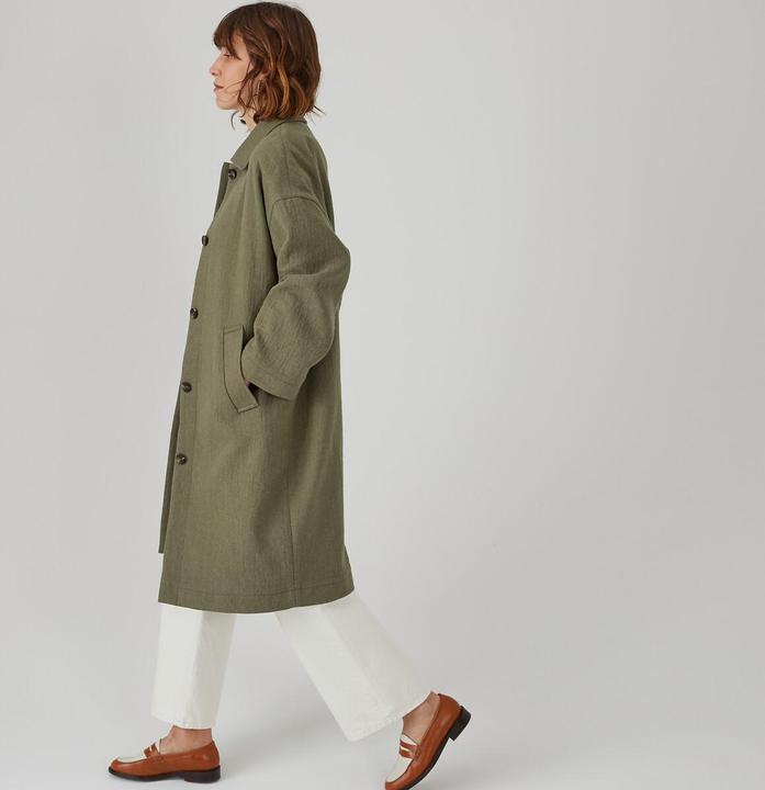 Immagine prodotto La Redoute Collections Cappotto con chiusura a bottoni (L)