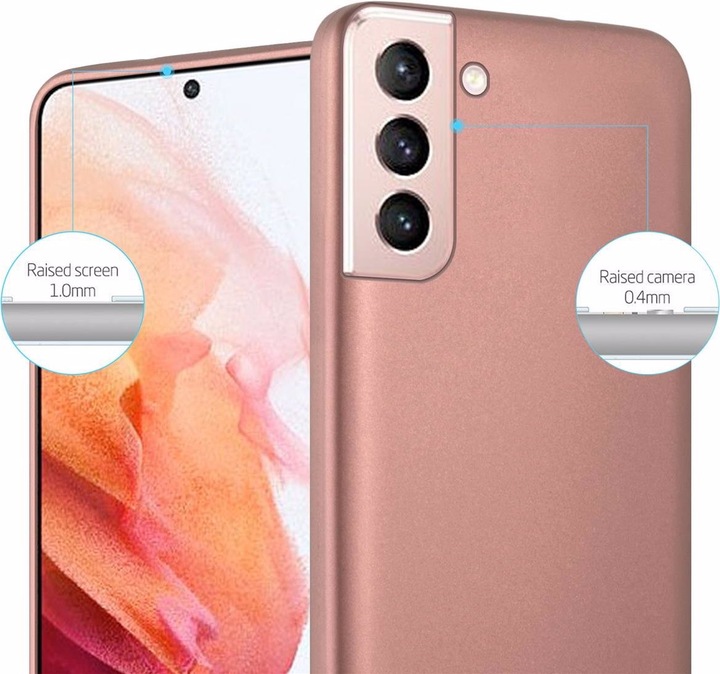 Produktbild Cadorabo TPU Matt Metallic Cover (Samsung Galaxy S21 5G)