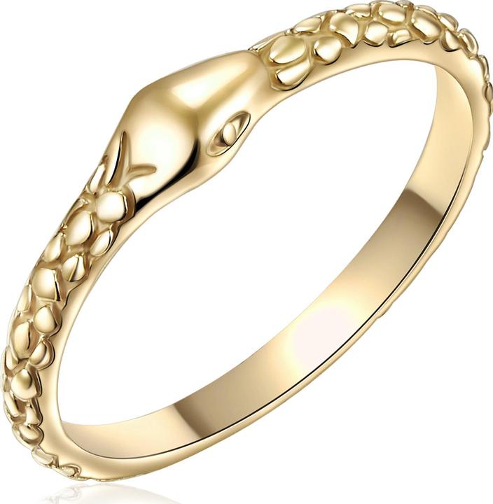 Image du produit Glanzstücke München Femme tête de serpent argent sterling or jaune - 26573 (58, Argent 925)