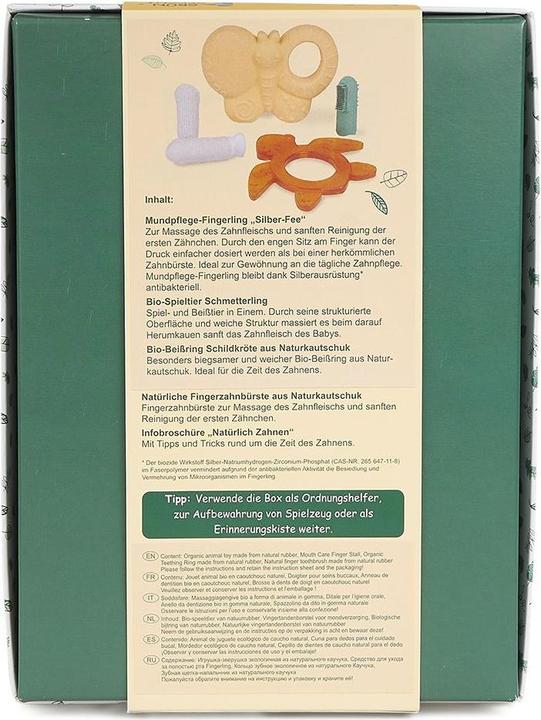 Actual product image Grünspecht Teething rings & teething aids gift box / SOS box for teething (4 Months)