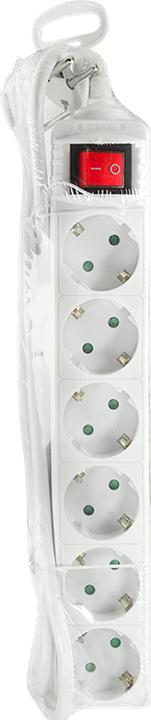 Actual product image LogiLink socket strip (6x, CEE 7/3, 1.50 m)