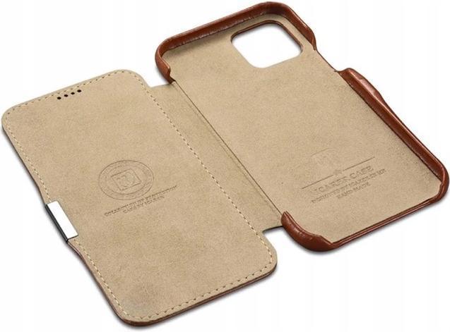 Produktbild iCarer iPhone 11 Pro (5.8) Case Vintage Series Side-open(metal clip in the front) Brown (Apple iPhone 11 Pro)