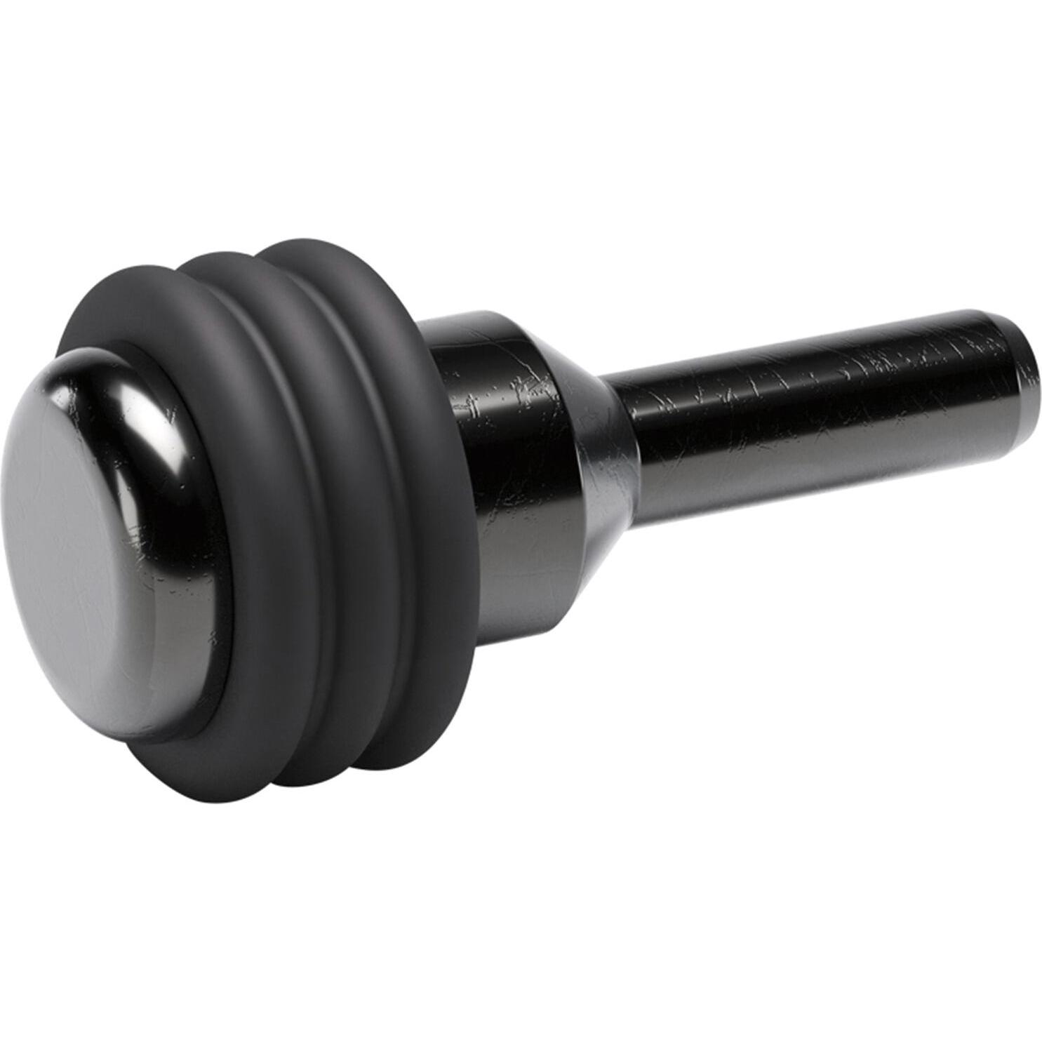 Italiana Ferramenta, Möbelausstattung, Glasbodenträger Petra zum Stecken, Bohr ø 3 mm, Stahl schwarz (100 Stk.)