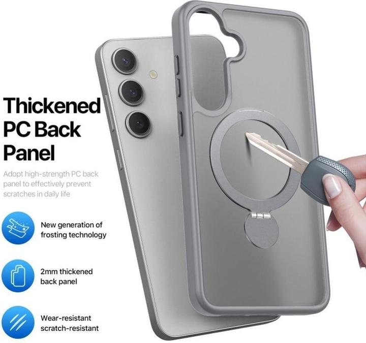 Actual product image Samsung Galaxy S25 Plus - Ducis Yind Series mit Magsafe in grau (Samsung Galaxy S25+)