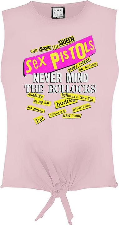Immagine prodotto Amplified Nevermind Stickies Maglietta Corta Sex Pistols Senza Maniche Donna (XL)