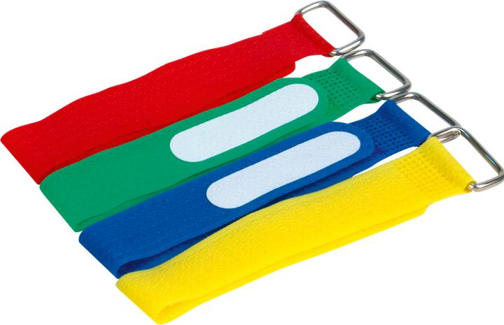 Actual product image Steffen Klettkabelbinder mit Schnalle (Velcro cable ties, 212 mm, 4 pcs.)