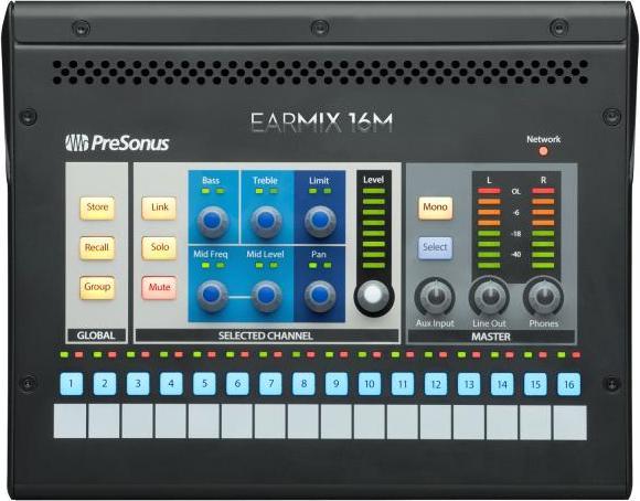 PreSonus EarMix 16 canaux 20 - (Studio et mixeur live)