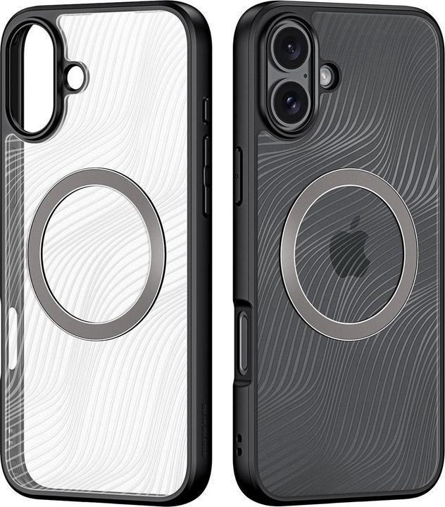 Actual product image Dux Ducis Aimo Mag case with MagSafe for iPhone 16 Plus - black (Apple iPhone 16 Plus)