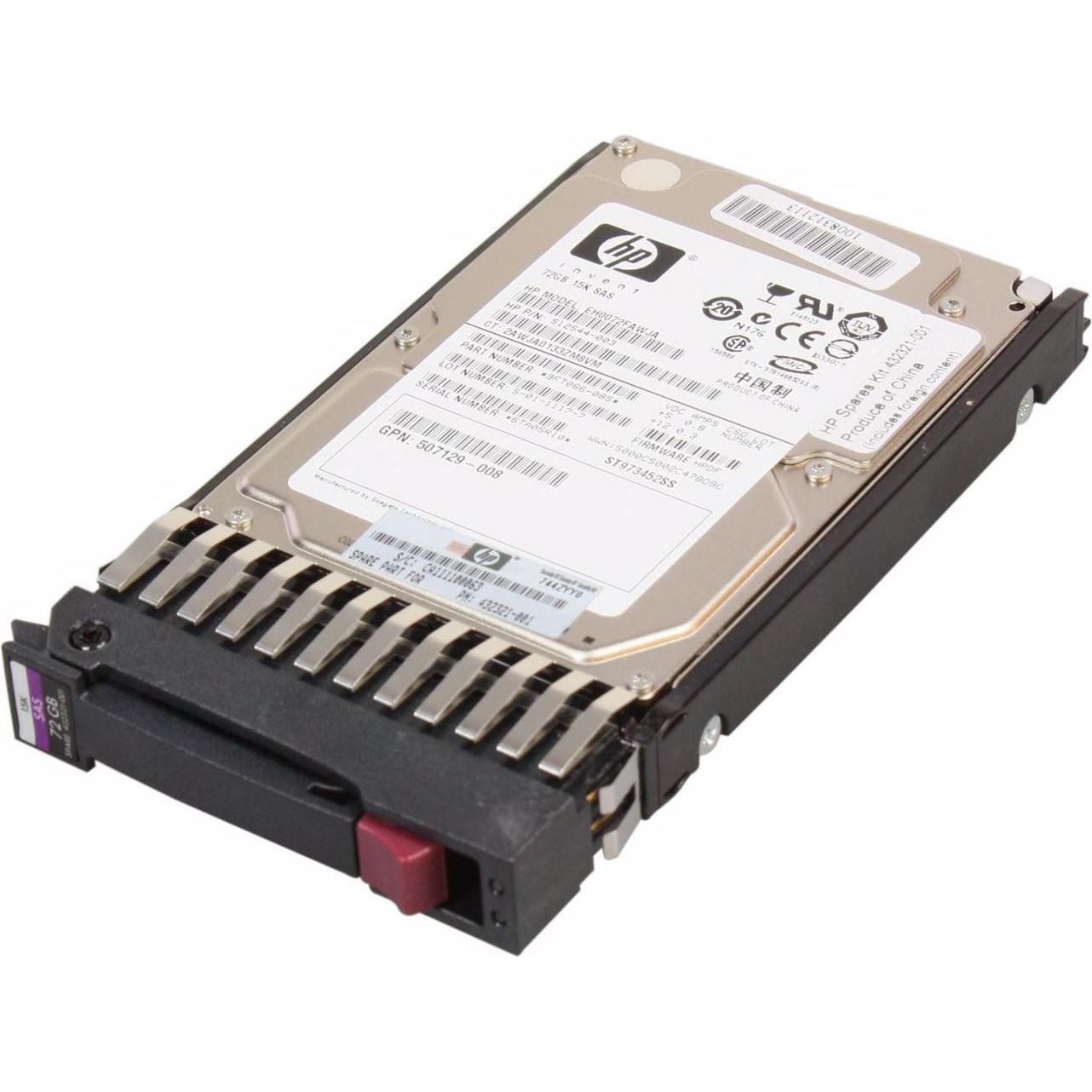 Thumbnail - HPE 72GB 15.000Rpm SAS (0.07 TB, 2.5"), Festplatte