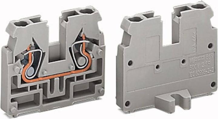 Produktbild Wago Endklemme CageClamp 2,5mm² grau
