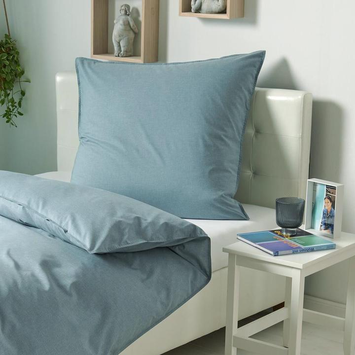 Actual product image Traumschlaf Basic Chambray (Bedding set, 135x200 cm + 80x80 cm)