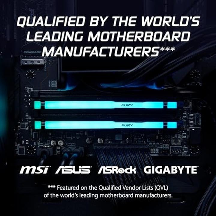 Produktbild Kingston 16GB DDR5 6400MT/S CL32 DIMM (1 x 16GB, 6400 MHz, DDR5-RAM, DIMM)