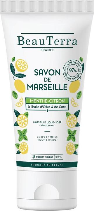 Produktbild BeauTerra Flüssigseife Marseille Minze-Zitrone Fl 100 ml (Flüssigseife, 100 ml)
