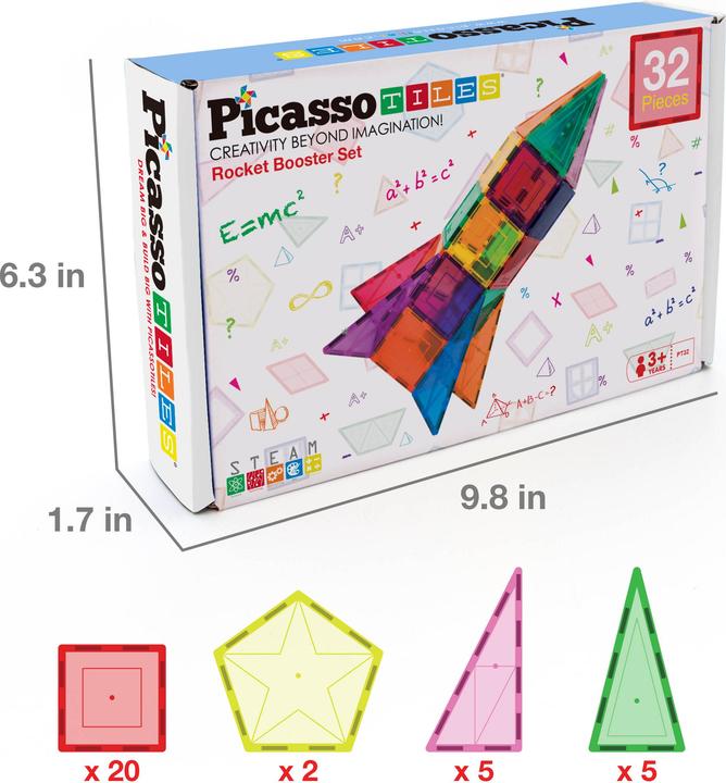 Productafbeelding Tactic Picasso Tegels - Raket Booster Set (32 stuks) (PT32)