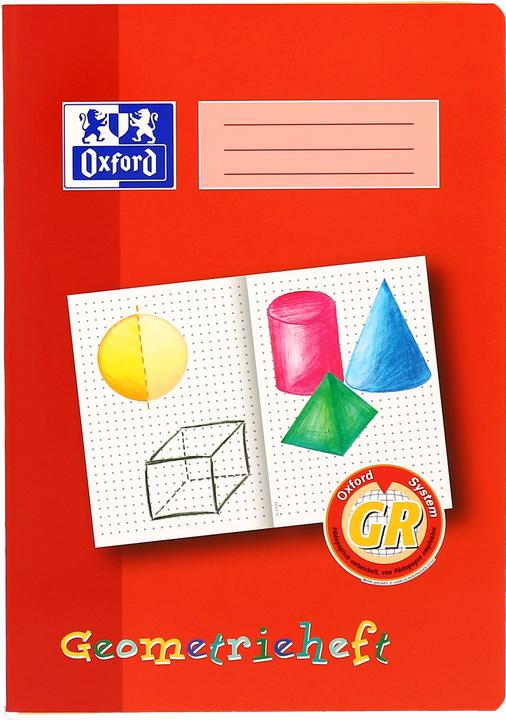 Actual product image Oxford Geometry notebook, A4 (A4)