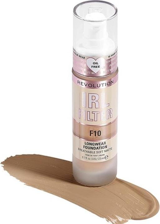 Image du produit I Heart Revolution Revolution IRL Filter Fond de teint longue tenue F10 Breatable Soft Matte 23ml
