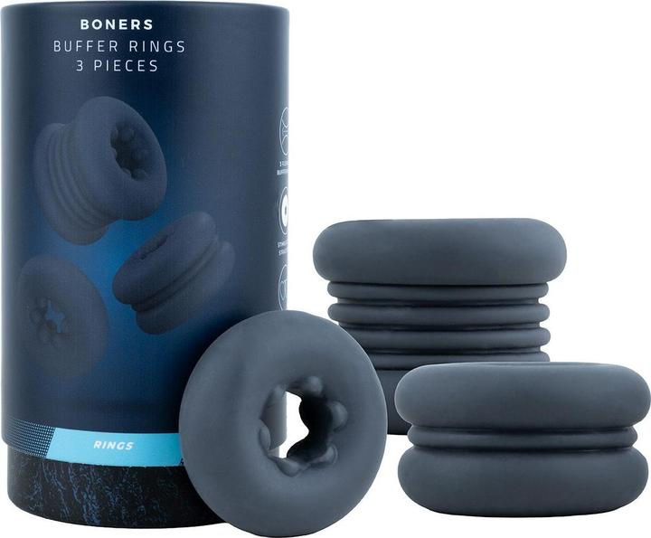 Actual product image Boners - Buffer Rings 3 pcs - Blue