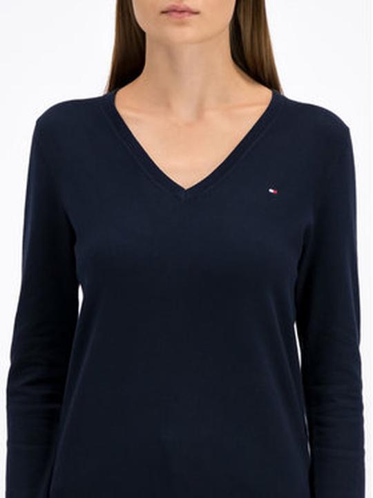 Image du produit Tommy Hilfiger Pull Col V Héritage (XXS)