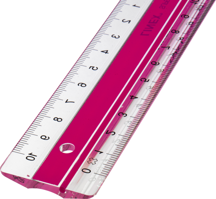 Actual product image Linex S20MM Super ruler pink (200 mm)
