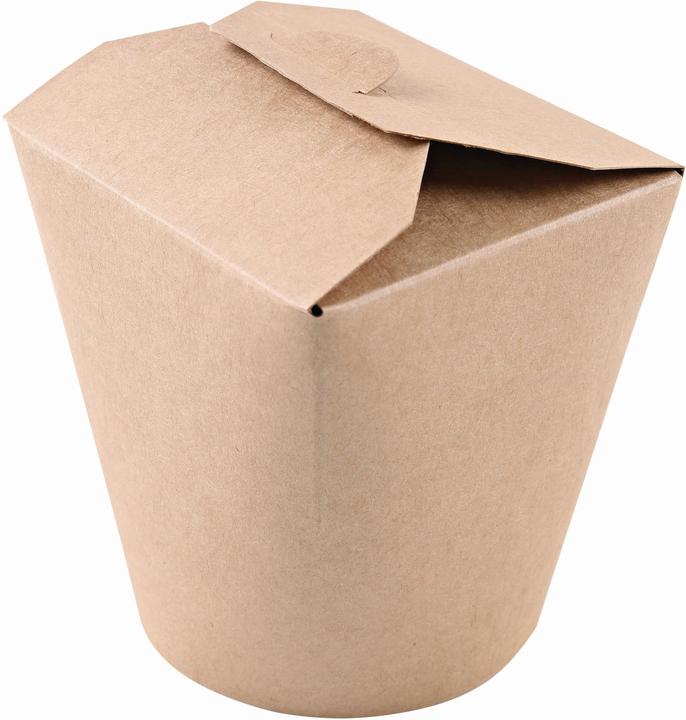 Foodboxes Bio Asia 800ml 100x90x108mm Kraft paper/PLA brown PU=50 pieces (50x)
