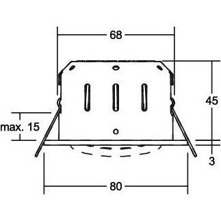 Thumbnail - Brumberg, Wandleuchte + Deckenleuchte, LED-Einbaustrahler (530 lm)