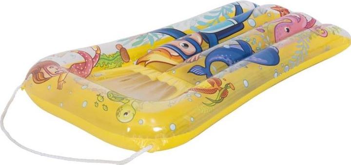 Produktbild Jilong MATERAC PLAŻOWY Z OKIENKIEM PODWODNY ŚWIAT 74x48CM 37591 - ŻÓŁTY