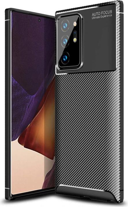 Produktbild Screenguard Samsung Galaxy Note20 Ultra Hülle Carbon Design TPU Case (Samsung Galaxy Note 20 Ultra)